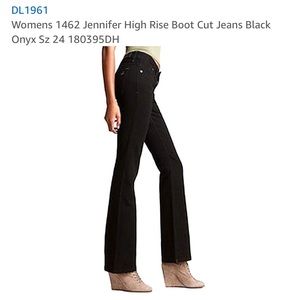 NWT DL1961 Black Womens Jennifer Jeans